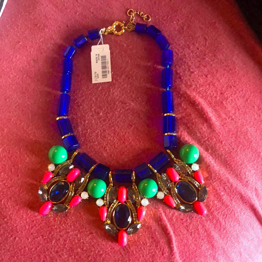 J Crew Factory Brûlée Statement Necklace NWT